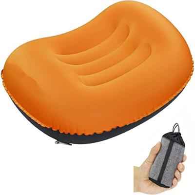 China Amazon Air Pillow Inflatable Lightweight Portable Folding Camping Anti-static Outdoor Sleeping Travel Camping Folding Pillow for sale