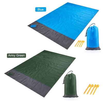 China Sandproof Beach Blanket Outdoor Washable Sand Beach Blanket Camping Ground Bed Beach Sand Proof Mat Blanket for sale