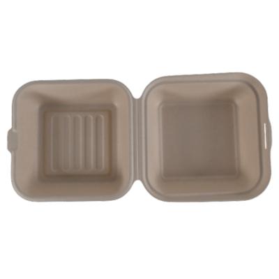 China Biodegradable Food Packaging Box Disposable Food Take Away Food Packaging Box for sale