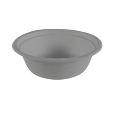 China Disposable Biodegradable Disposable Sugar Cane Paper Pulp Mold Soup Bowl Bagasse Bagasse Bowl for sale