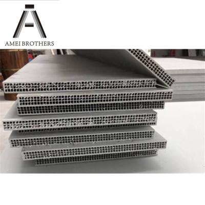 China Building Construction Gray PP Core Sheet Plastic Construction Formwork For Concrete for sale