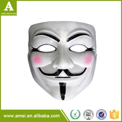 China 2019 PVC/PS/PP Shenzhen Factory Sales Vendetta Mask Halloween Mask For Vendetta for sale