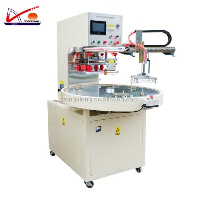 China Hotels Semi Automatic Clamshell Sealing Machine Rotary Table High Frequency PVC Blister Packing Machine for sale