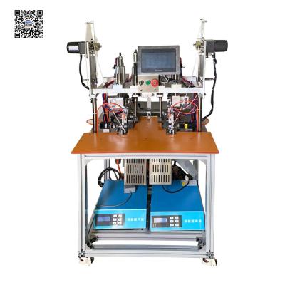 China Garment Shops 3py Face Mask Elastic Band Ear Loop Welding Machine Automatic Ultrasonic Spot Welder 20khz 2000w for sale