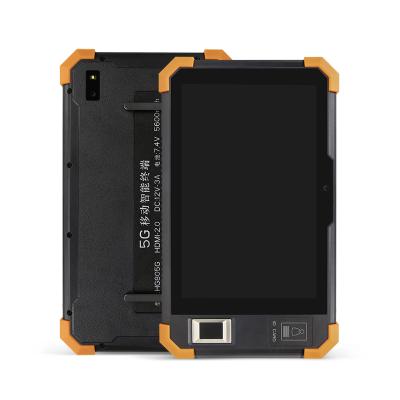 China Drop Resistance 8 Inch RK3399 Industrial Rugged Tablet 4G With Fingerprint Recognition Biometric Fingerprint Tablets for sale