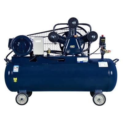 China OIL-LESS Belt Driven High Volume 0.75/1.5/2.2/5.5/7.5kw 8bar Low Pressure Reciprocating 1/2/3 Cylinder Piston Air Compressor zu verkaufen