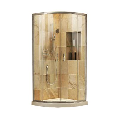 China New Design Modern Corner Framed Aluminum Tempered Glass Sliding Door Shower Enclosure zu verkaufen