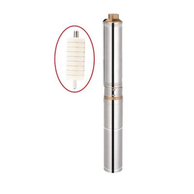 China Commercial Buildings 100 PS Brushless DC Solar Power Submersible Water Pumps Deep Well Agriculture Price for sale