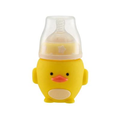 China Wholesale Cute BPA Free Baby Milk 120ml Wundrbus Small Glass Bottle Feedling for sale