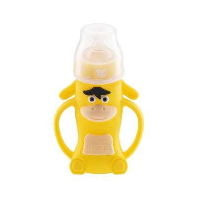 China BPA Free High Quality Glass Baby Feeding Bottle Anti Colic Milk Feeder Bottle for sale