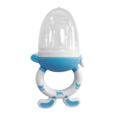 China BPA Free Baby Teething Infant Pacifier Food Grade Silicone Fruit Vegetable Silicone Baby Fruit Feeder Pacifier for sale