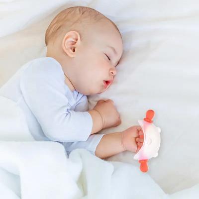 China Wholesale BPA Free Silicone Baby Teether Chew Toys Silicone Gum Teething Toys for sale