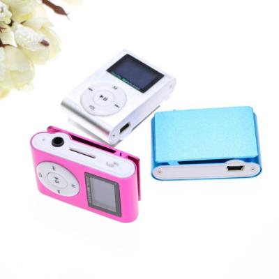 China Fashionable Running Sport Mini Mp 3 Player Module With Screen Metal Shell Fashion Music Mp 3 Player for sale