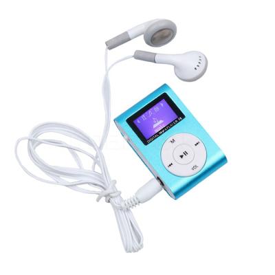 China Fashionable Sports Metal Mini Clip MP3 Player Display Screen Mp3 Player Phone Accesorios Mp3 Audio Video for sale