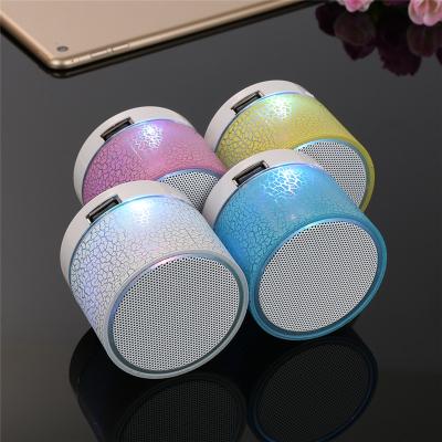 China A9 Portable Wireless DJ Speaker Mini Crack Music Player Wireless LED Speaker for sale