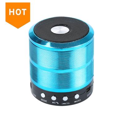 China WS-887 Blue Tooth Wireless Speaker Mini Sound Box Wireless Portable Speaker TF Card Supported for TV Speaker with AUX. for sale