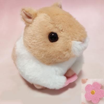 China Walking Hamster Toy Kid Electric Wagging Tail Cute Naughty Hamster Plush Toy Gift for sale