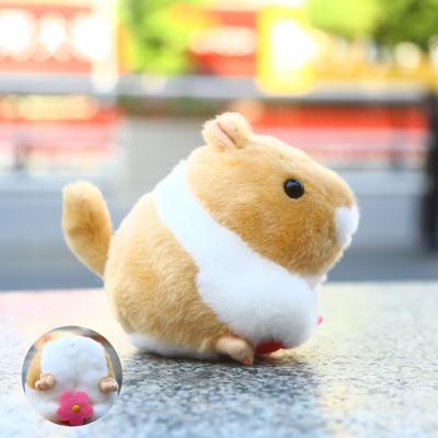 China Wholesale High Quality Brown Hair Long Hamster Plush Mouse Small Hamster Stuffed Plush Wiggle Toys For Children for sale