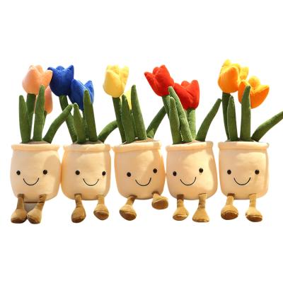 China Wholesale Plush Toy Tulip Factory Hot Selling Plush Pillow Stuffed Toy for sale