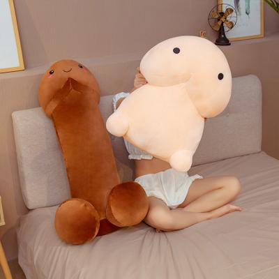 China Luxury Custom Cute Cute Friend Long Plush Sleeping Pillow Bed Pillow Creative Funny Soft Stuffed Decompression Pillow Stuffed Doll for sale