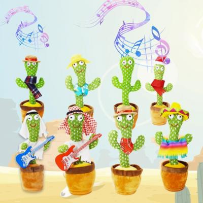 China Low MOQ Electric Plush Cactus Stuffed Toy Baby Cactus Toy Manufacturer for sale