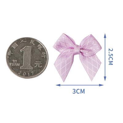 China Sustainable Mini Craft Bows Decorative Rhombus Ribbon Bow Gift Ribbon Bow for sale