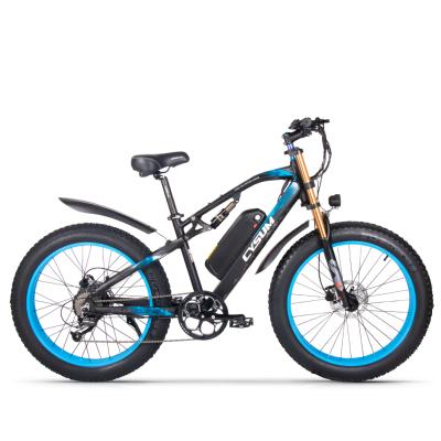 China CYSUM M900 Aluminum Alloy Warehouse Sale Tire Electric Bike Europe Hot Electric Mountain Ebike 1000W 48V Wholesale for sale