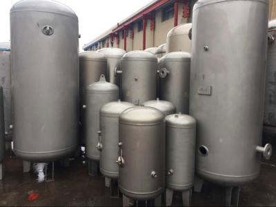 China Vertical Stainless Steel Low Pressure Air Tank Frosting / Polishing Surface Treatment for sale