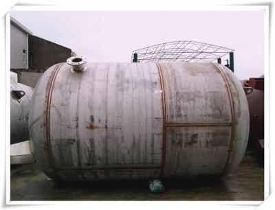 China High Pressure Horizontal Air Receiver Tanks With DN80 Flange Connector for sale