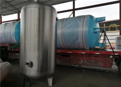 China Custom Vertical Compressed Air Storage Tank , Stainless Steel Pressure Vessel for sale