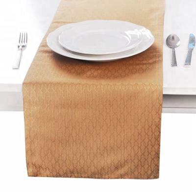 China Luxury Cotton Dining Table Runner Polyester Table Runners Canvas Tassel Runner Wedding Home Decoration for sale