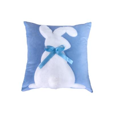 China Simple Embroidered Pillow Cases Velvet Cushion Cover Cushion Rabbit for sale