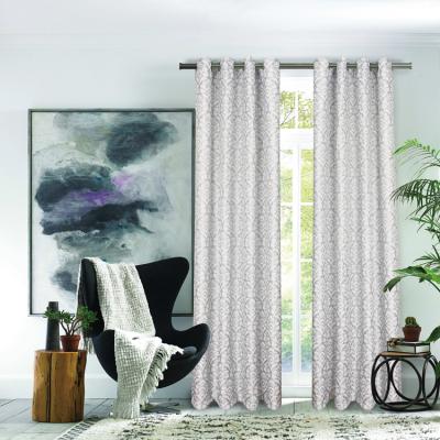 China Blackout Wholesale Customized Retro Yarn Dyed Jacquard Curtain For Hotel Window Printing Embroidered Textile for sale