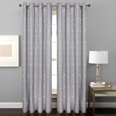 China Blackout Customized Fancy Noise Deadening Yarn Dyed Jacquard Curtain For Window Hotel Dustproof Sheer Drapes for sale