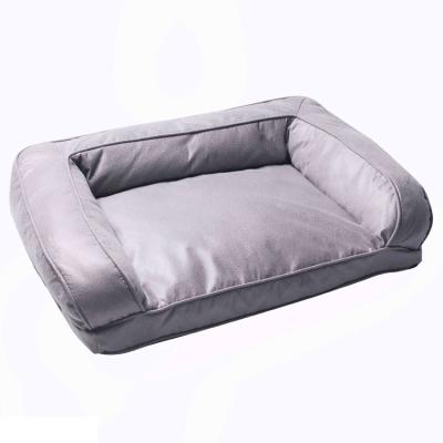 China High Quality Sustainable Soft Cushion Dog Bed Cotton Cushion Washable Memory Foam Pet Bed Pet Bed for sale