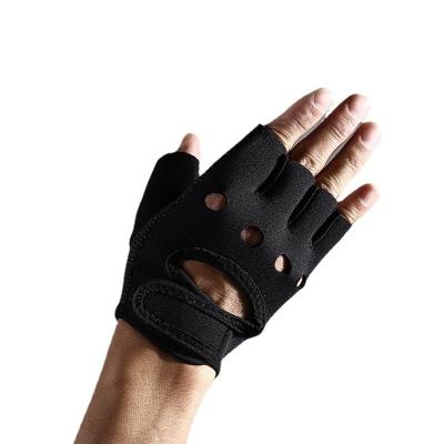 China Children Elasticity Short Finger Gloves Half Finger Bicycle Gloves Adjustable Breathable Fingerless Children Gloves for sale