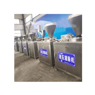 China High Effiency twist vacuum hakk tornado sausage stuffer stuffer machine manufacturer automatic electric hydraulic filler stuffer good steel price for sale