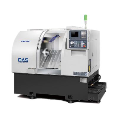 China Cheap Hotels DAS Torno CNC High Precision Metal CNC Lathe Machine 46c Low Cost Slant Bed CNC Lathe for sale