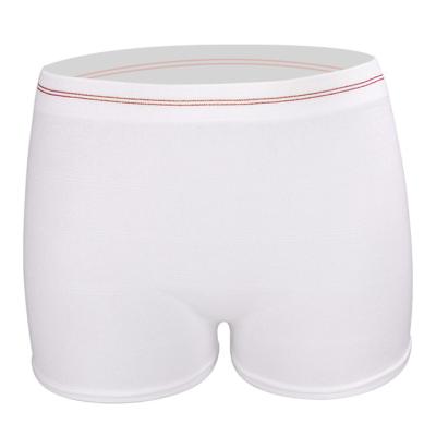 China Ladies High Waist Breathable Disposable Underwear Suitable Mesh Panties Medical Portable Washable for sale