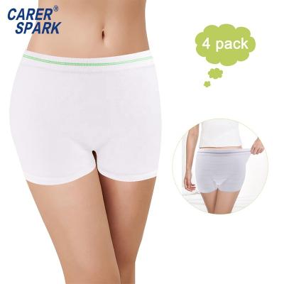 China Mesh Panties Disposable Underwear Briefs Postpartum Soft Breathable High Quality Washable Seamless Recovery Shorts C-section for sale