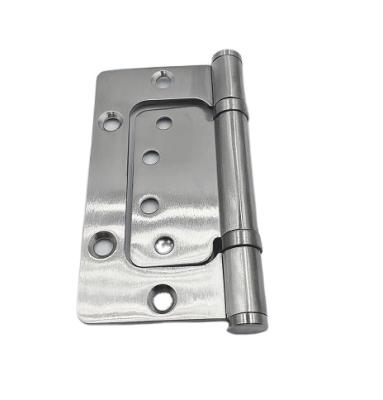 China European Market Modern 4 Inch Butterfly Hinge SS 201 Sub-Mother Flush Door Hinge For Steel View Door for sale