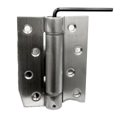 China Traditional 4 Inch Spring Adjustable Hinge Keep Door Self Closed for sale