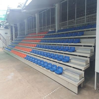 China Sports Metal Center Steel Bleachers For Soccer Field for sale