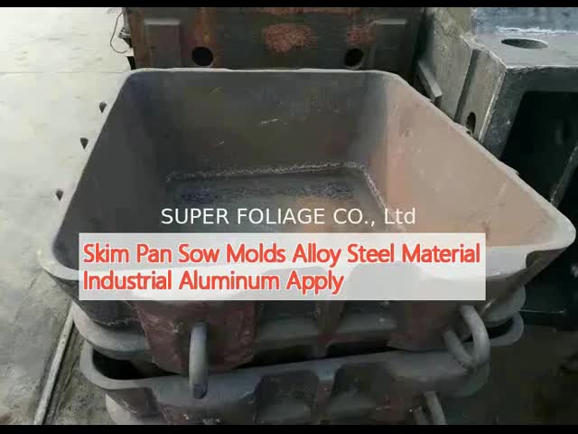 Skim Pan Sow Molds Alloy Steel Material Industrial Aluminum Apply