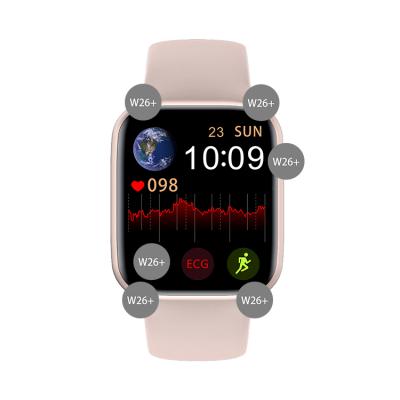 China 3G Smart Watch 2021 New W26 Plus Serie 6 With BT Calls Blood Pressure Ip68 W26 Plus Smart Watch for sale