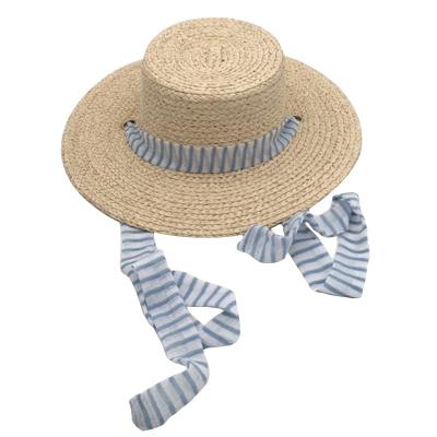 China 2022/2023 Korean Fluorescent Canvas Round Bucket Hats Eco-friendly Korean Simple Summer Sun Sun Straw Hat For Women for sale