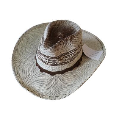 China Custom cheap pink woven giant men's disco eco-friendly foam felt hat cowboy beach straw hats made of foam for foam-cowboy-hat for sale