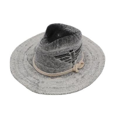 China Cheap Qingdao Glag Joy Hat Co Straw American Cowboy Hats Custom Design Eco-friendly Wholesale Men's Latest For Adult Men for sale