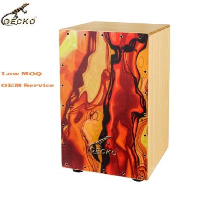 China Custom wholesale hand percussion gecko drum on sale adult percussion instrument cajon for sale