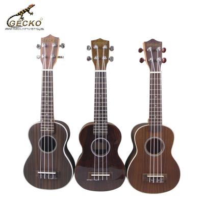 China 21 inch rosewood ukulele rosewood gecko factory supply UK21R for sale